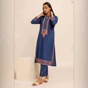 Khaadi 2 piece co-ord set. Embroidered,